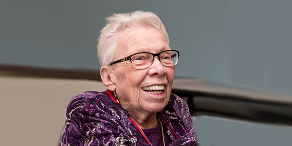 Alumna Giving to Beautify the Campus She Cherishes